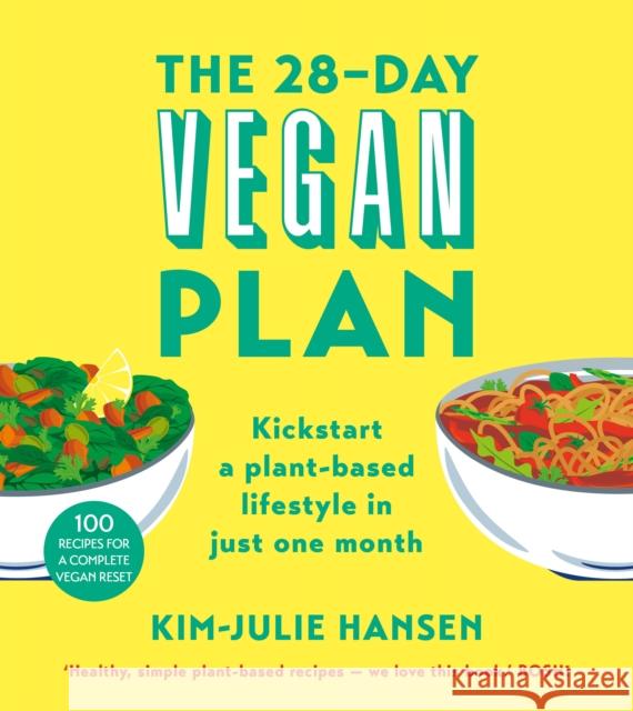 The 28-Day Vegan Plan: Kickstart a Plant-based Lifestyle in Just One Month Kim Julie Hansen 9781509874934 Pan Macmillan - książka