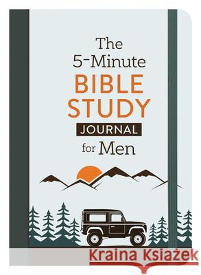 The 5-Minute Bible Study Journal for Men David Sanford 9781643526218 Barbour Publishing - książka