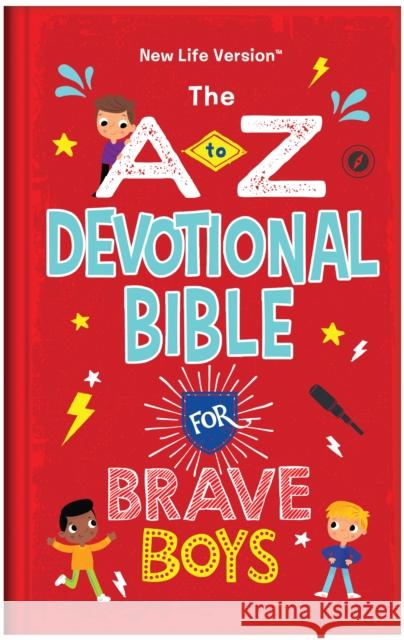 The A to Z Devotional Bible for Brave Boys: New Life Version Compiled by Barbour Staff 9781643528878 Barbour Publishing Inc, U.S. - książka