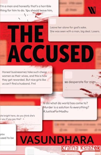The Accused Vasundhara 9789360454951 Westland Publications Limited - książka
