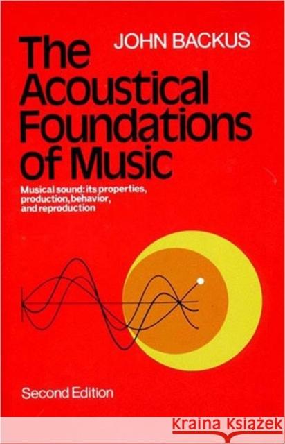 The Acoustical Foundations of Music John Backus 9780393090963 W. W. Norton & Company - książka