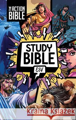 The Action Bible Study Bible Esv, Hardcover, Full Color David C Cook                             Sergio Cariello 9780830787470 David C Cook - książka
