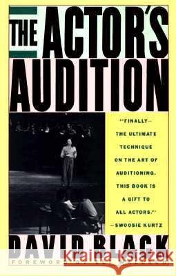 The Actor's Audition David Black 9780679732280 Random House USA Inc - książka