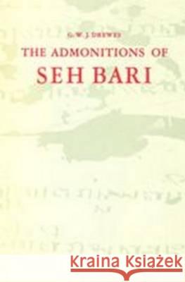 The Admonitions of Seh Bari  9789004247932 Brill - książka