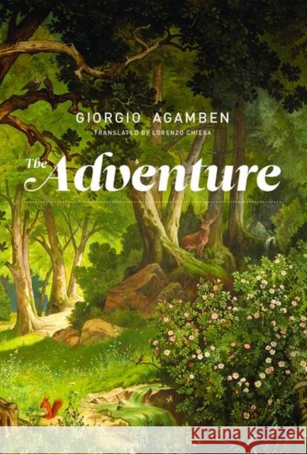 The Adventure Giorgio Agamben Lorenzo Chiesa 9780262037594 Mit Press - książka