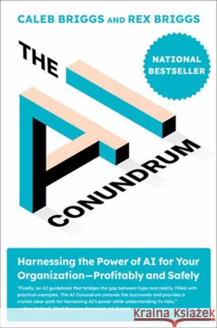 The AI Conundrum: Harnessing the Power of AI for Your Organization—Profitably and Safely Rex Briggs 9780262053969 MIT Press - książka