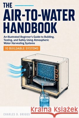 The Air-to-Water Handbook: An Illustrated Beginner's Guide to Building, Testing, and Safely Using Atmospheric Water Harvesting Systems Briggs, Charles 9798191897080 Independently Published - książka