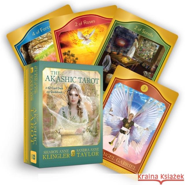 The Akashic Tarot: A 62-Card Deck and Guidebook Sharon A. Klingler Sandra Anne Taylor 9781401950446 Lifestyles - książka