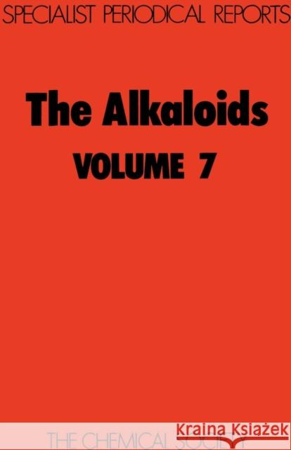 The Alkaloids: Volume 7 Grundon, M. F. 9780851863177 Royal Society of Chemistry - książka