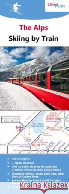 The Alps - Skiing by Train  9781858797298 Heritage House (Publishers) Ltd - książka