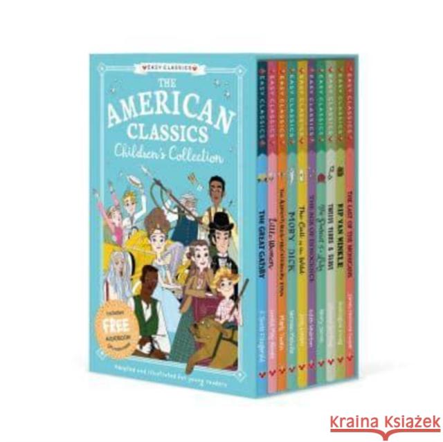 The American Classics Children's Collection (Easy Classics) 10 Book Box Set GEMMA BARDER 9781782268468 SWEET CHERRY PUBLISHING LTD - książka