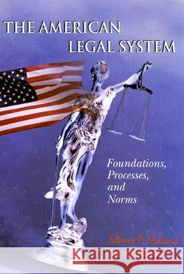 The American Legal System: Foundations, Processes, and Norms Albert P. Melone Allan Karnes 9780195330168 Roxbury Publishing Company - książka