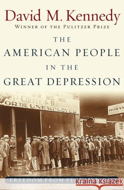 The American People in the Great Depression Kennedy, David M. 9780195168921 Oxford University Press - książka