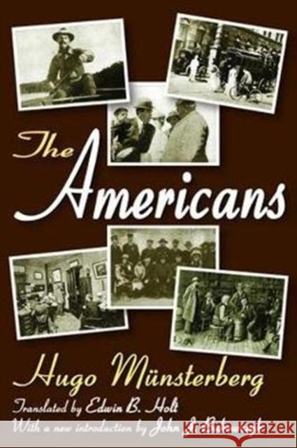 The Americans Hugo Munsterberg 9781138534254 Routledge - książka