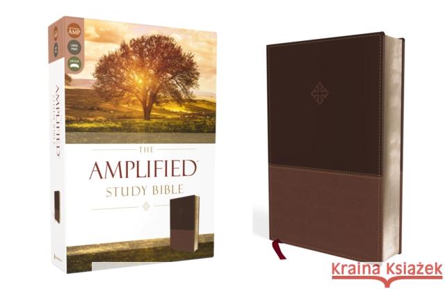 The Amplified Study Bible, Leathersoft, Brown Zondervan 9780310440802 Zondervan - książka