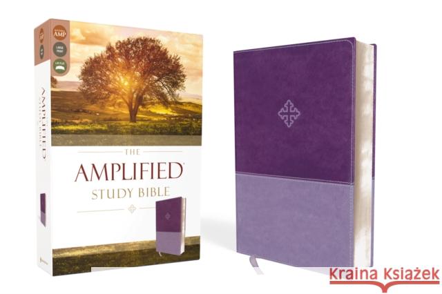 The Amplified Study Bible, Leathersoft, Purple Zondervan 9780310446521 Zondervan - książka