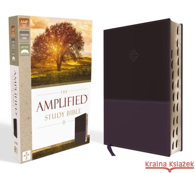 The Amplified Study Bible, Leathersoft, Purple, Thumb Indexed Zondervan 9780310446538 Zondervan - książka
