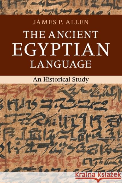 The Ancient Egyptian Language: An Historical Study Allen, James P. 9781107664678 CAMBRIDGE UNIVERSITY PRESS - książka