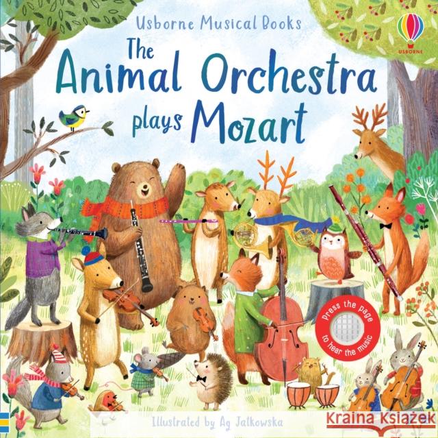 The Animal Orchestra Plays Mozart Sam Taplin 9781474982153 Usborne Publishing Ltd - książka