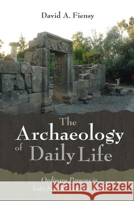 The Archaeology of Daily Life David a. Fiensy 9781532673085 Cascade Books - książka