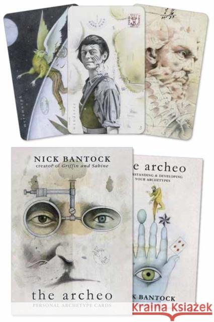 The Archeo: Personal Archetype Cards Nick Bantock 9780738764405 Llewellyn Publications - książka