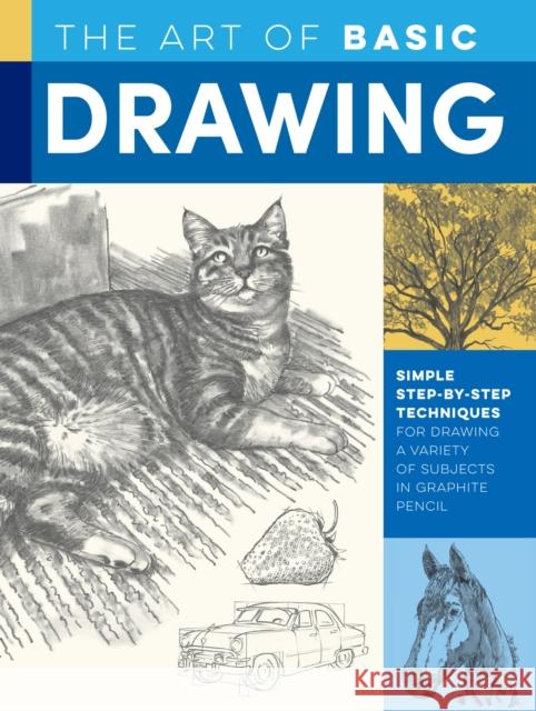 The Art of Basic Drawing: Simple step-by-step techniques for drawing a variety of subjects in graphite pencil Mia Tavonatti 9781633228320 Walter Foster Publishing - książka