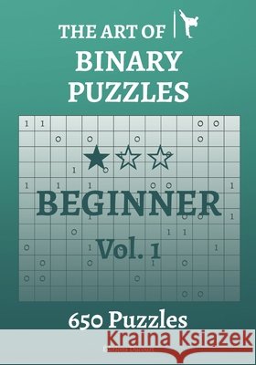 The Art of Binary Puzzles Beginner Vol.1 Editions Ducourt 9798580684741 Independently Published - książka