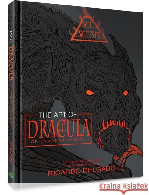 The Art of Dracula of Transylvania Ricardo Delgado 9781951038625 Clover Press - książka