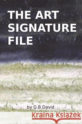 The Art Signature File G. B. David 9781884939105 Antoine Versailles Publishing - książka