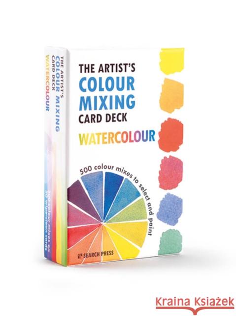 The Artist's Colour Mixing Card Deck: Watercolour: 500 Colour Mixes to Select and Paint Julie Collins 9781800923898 Search Press - książka