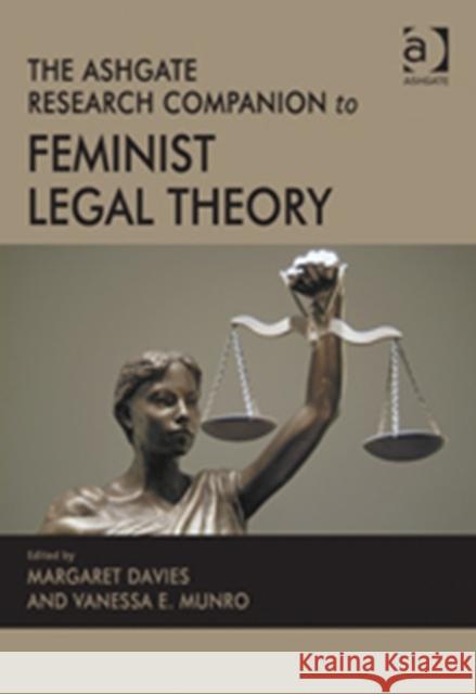 The Ashgate Research Companion to Feminist Legal Theory Margaret Davies Vanessa E. Munro  9781409418597 Ashgate Publishing Limited - książka