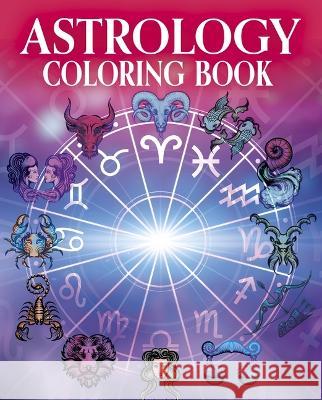 The Astrology Coloring Book Tansy Willow 9781398830172 Sirius Entertainment - książka