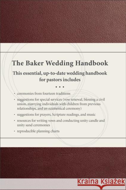 The Baker Wedding Handbook Paul E. Engle 9780801019678 Baker Books - książka