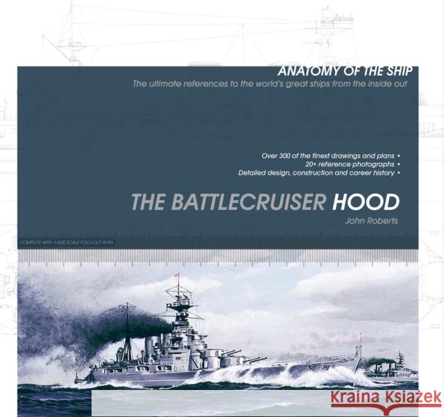 The Battlecruiser Hood John Roberts   9781472846068 Bloomsbury Publishing PLC - książka