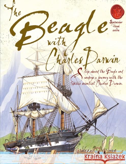 The Beagle With Charles Darwin Fiona MacDonald 9781910184646 Salariya Book Company Ltd - książka