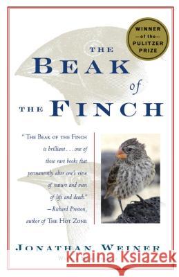 The Beak of the Finch: A Story of Evolution in Our Time Jonathan Weiner 9780679733379 Vintage Books USA - książka