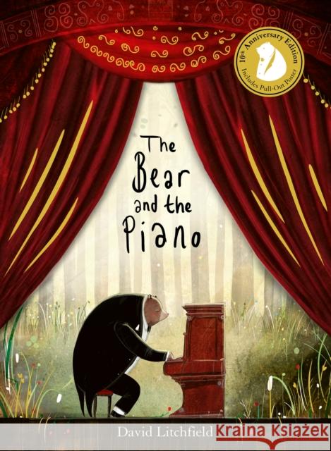 The Bear and the Piano 10th Anniversary David Litchfield 9781836004134 Quarto Publishing PLC - książka