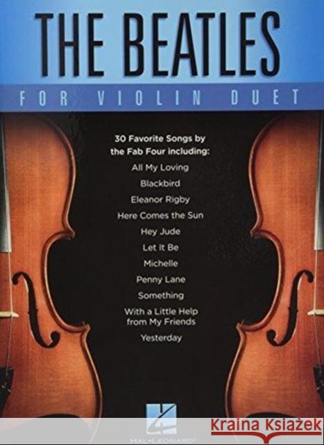 The Beatles for Violin Duet John Lennon, Paul McCartney 9781495089152 Hal Leonard Corporation - książka