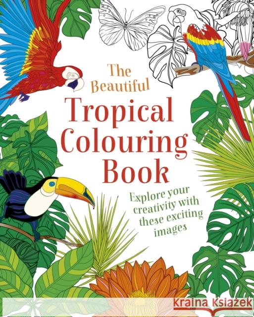 The Beautiful Tropical Colouring Book: Explore your Creativity with these Exciting Images Arcturus Publishing 9781398805132 Arcturus Publishing Ltd - książka