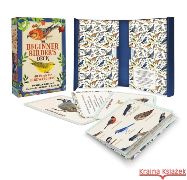 The Beginner Birder's Deck: 40 Cards for Birdwatching Danielle Belleny Michelle Carlos 9780762488728 RP Studio - książka
