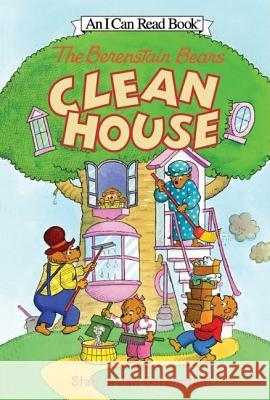 The Berenstain Bears Clean House [With Stickers] Berenstain, Jan 9780060583354 HarperTrophy - książka