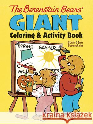 The Berenstain Bears' Giant Coloring and Activity Book Berenstain, Jan 9780486493411 Dover Publications - książka