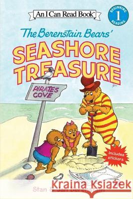 The Berenstain Bears' Seashore Treasure [With Stickers] Stan Berenstain Jan Berenstain 9780060583415 HarperCollins Publishers - książka