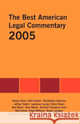 The Best American Legal Commentary Rosemary Passantino 9781581124743 Universal Publishers - książka