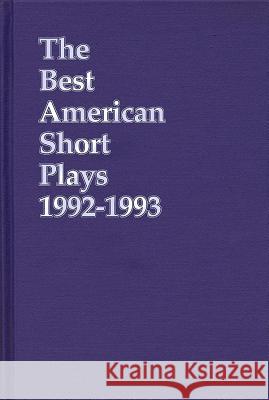 The Best American Short Plays 1992-1993 Glenn Young 9781557831675 Applause Books - książka