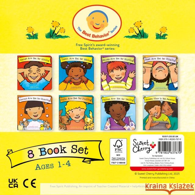 The Best Behavior Series 8-Book Set Elizabeth Verdick 9781802637670 Sweet Cherry Publishing - książka