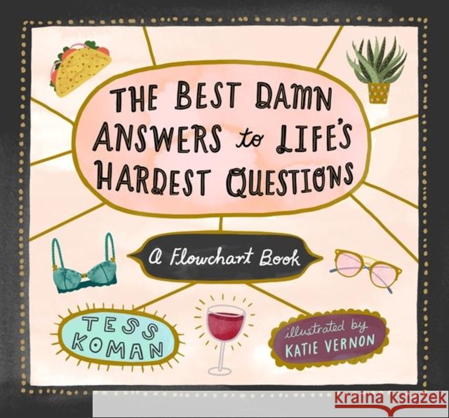 The Best Damn Answers to Life's Hardest Questions: A Flowchart Book Tess Koman Katie Vernon 9781523501458 Workman Publishing - książka