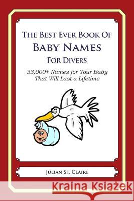 The Best Ever Book of Baby Names for Divers: 33,000+ Names for Your Baby That Will Last a Lifetime Julian S 9781503044876 Createspace - książka