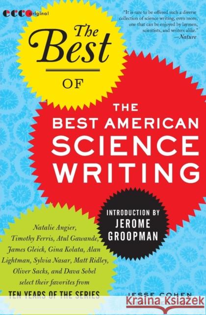 The Best of the Best American Science Writing Jesse Cohen 9780061875007 Ecco - książka