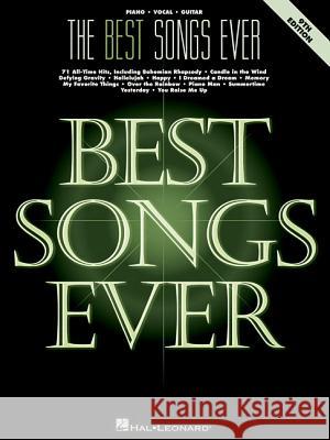 The Best Songs Ever Hal Leonard Corp 9781540022363 Hal Leonard Publishing Corporation - książka